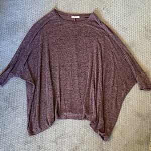 Cherish Marled Purple Tunic